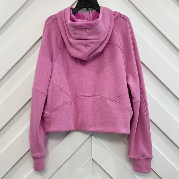 Lululemon Scuba Oversized Half Zip Hoodie *Plush Heathered Dahlia Mauve XL/XXL - Picture 2 of 8